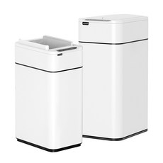 다룸 스마트 자동 센서 냄새 차단 쓰레기통 30L, 화이트
