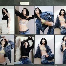 【臺灣\齣貨】時尚牛仔 美女明信片 一套8枚高清珠光紙 2025.4.11-293【秦小姐精品店】, 1個, 時尚牛仔美女明信片一套8枚