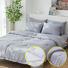 자연 M2 가드 교감 호텔 차렵이불SS 그레이 nys+70238cA