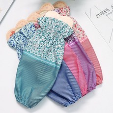 프릴 꽃무늬 팔토시 미술 주방 작업 사무용 패션토시yh.9+4efB