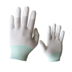 탑피트 PU 손끝 코팅 장갑 백색, 10개