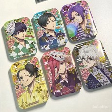 秋日好物 藍色監獄燙金週邊 藍鎖吧唧 蜂樂緣日浴衣 衕人穀自製徽章髮飾, 1個, 千切豹馬方形吧唧,藍鎖緣日浴東方系列