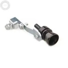 자동차 개조 터빈 휘슬 사운드 장치 배기 파이프 테일 스로트 링, 기본, 1. Black S code