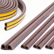 레드에셋 틈새 문풍지 창문 틈새막이 브라운 10m, 2개