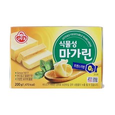 오뚜기 고소한 식물성마가린 길거리토스트 마가린 200g