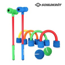 어린이 게이트볼 세트 3세 이상 안전한 놀이 EVA소재, 1개, 다색