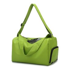 運動健身包乾溼分離男女游泳包收納手提旅行包女大容量防水行李包, 綠色【乾溼分離+獨立鞋位】, 1個