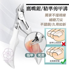女王美學【美甲專賣店】鷹嘴鉗 不鏽鋼不擋視線 美甲工具, 1個