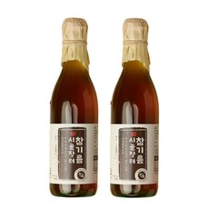 오름 저온압착 시골장터 참기름, 2개, 350ml
