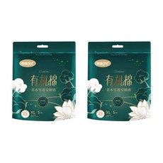 萌親日記 草本雪蓮安睡褲, 2個, 5片, 加大尺碼