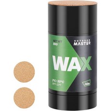 아웃도어마스터 러브온 스키 스노보드 왁스 80g 범용 휴대용 크로스컨트리 온도용 간편한 조작 빠른 왁싱 야외용