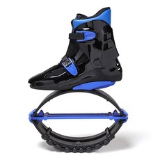 점핑 부츠 점프 스포츠 캥거루 슬리밍 바운싱 프로 스프링 토닝, K.블랙앤블루(42-44야드), 성인50KG-70KG, 1개