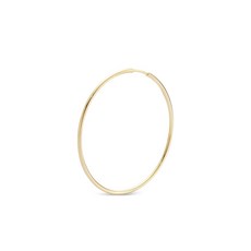 마리아블랙 고서머 14K 리사이클 옐로 골드 후프 싱글 이어링