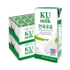 건국유업 건국유업 멸균우유 200ml x 48팩 흰우유