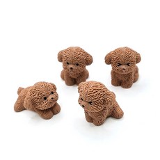 미니 푸들 장식 영어단어장 4종 강아지 피규어 암기장, 03윙크퍼피