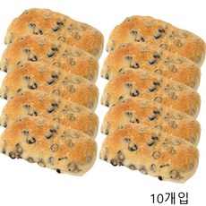 올리브 치아바타 10개입 세트 (비건 식전빵 샌드위치 식사빵 건강빵), 110g, 1세트