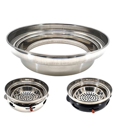 불안나 항아리 화로 기름받이 높은 물받이, 1.은장 높은물받이, 1개