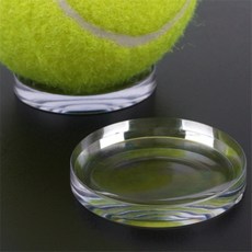 엘디자인 투명 구체 받침대 야구공거치대