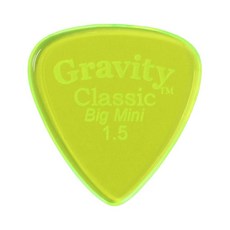 gravity Picks 클래식 기타 피크 1.5mm 형광 그린 광택