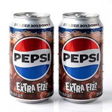 펩시 엑스트라 피즈 355ml 청량 탄산음료, 6개