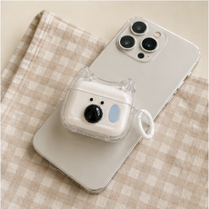 애치비 핫템 입체 캐릭터 에어팟 TPU 보호케이스, 1개, 투명 tpu, Airpods pro 2