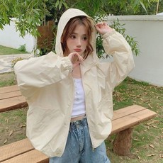 輕薄防曬衣女韓版寬鬆防紫外線短款防曬服 親膚透氣