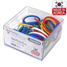 바이하츠 점보 플라스틱 카드링 대 JPCDL 24mm (40개입)