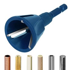 Mofunci 모든 스레드 디버링 도구 볼트 퀵 릴리즈 0.6cm(1/4인치) 육각 섕크 외부 모따기 버 제거 나사 수리 0.5mm(3/16인치)-1인치(5mm-25mm), Mofunci 모든 스레드 디버링 도구, 볼트 디버링