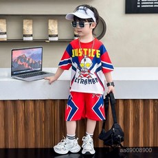 男童奧特曼夏季套裝 2025新款兒童短袖兩件套 寶寶洋氣夏裝