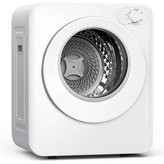 유호미 휴대용 의류 건조기 1.5 Cu.ft. 전면 로딩 스테인리스 드럼이 장착된 850W 5가지 기능 아파트 기숙사 RV 작은 공간에 적합