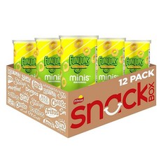 Minis 캐니스터 Funyuns 오리지널 31.9g(1.12온스) (12개 팩), Funyuns Original, 55.3g