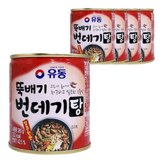 유동 뚝배기 번데기탕 얼큰한맛, 280g, 5개
