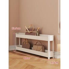 【格森】包包收納神器 家用門後夾縫置物架 壁掛分層包架 皮包整理展示架, 9.5CM寬 2層【門後收納多層容量, 1個