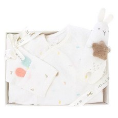 [백화점 정품] 에뜨와 신생아 순면 사계절 배냇 슈트 돌 백일 선물 배내저고리 막대 딸랑이