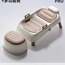 샴푸침대 접이식 목욕 성인 어르신목욕의자 A 샴푸대 머리감기, 1개, L. 비엔나 골드 PP 쿠션