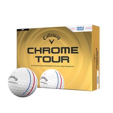 캘러웨이 2026 크롬투어 트리플트랙 골프볼 4피스, 화이트