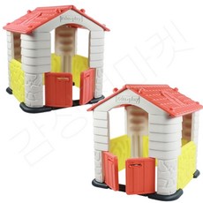 큰 놀이집 키즈하우스 아기 장난감 집 실내 놀이 기구 C 조합놀이대 아이들이좋아하는, 1개