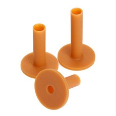 高爾夫牛筋球TEE 練習場TEE 6入1組, 黃色, 1套