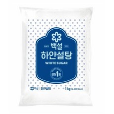 백설 하얀설탕, 1kg, 4개
