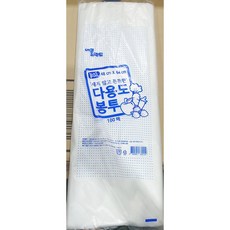 에코프랜드 다용도봉투 흰색 30리터 48x64cm 100매 분리수거 비닐봉투, 100개