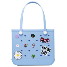 Winkii 다용도 EVA 목욕바구니 수영 방수 가방 비치백 파츠 세트, 스카이블루