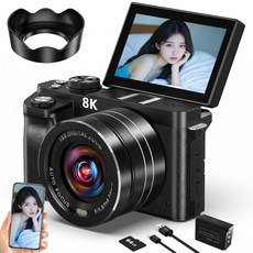 8K 88MP SLR WIFI 18X AF 3.0 64GB Micro SD 디지털 카메라 카메라 전송 기능 디지털