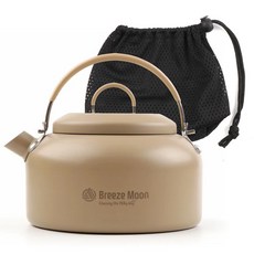 브리즈문 알로이 캠핑 주전자 미니 케틀, BM975 탄베이지 S(0.8L)