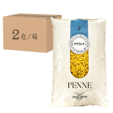 VIVOLA 杜蘭小麥義大利麵箱購組 (螺旋麵 5kg*2包 通心麵 4kg*3包), 2個, 筆尖麵1箱, 5kg
