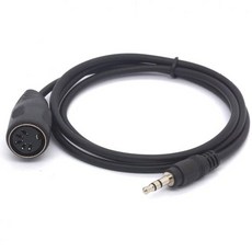 3.5mm 5핀 DIN MIDI 케이블 플러그 암 to 3.5 (18인치) TRS 스테레오 수컷 잭 변환 키보드 IK 멀티미디어 (50cm), PIIHUSW 1 미터
