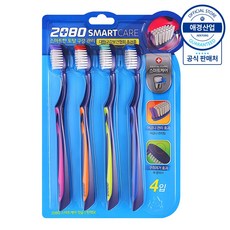 2080 스마트케어 칫솔, 4개입, 1개