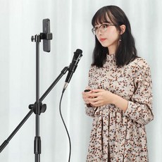 프리미엄 폰거치형 마이크스탠드 360도 회전 높이조절 iri+15151Ph