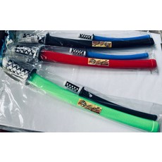 劍客玩具劍 綠色/紅色/藍色/黑色, 彩色, 1個