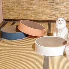 원형 스크래쳐 고양이 장난감 발톱갈이 반려묘 놀이, 리필형1개, 1개