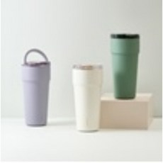 락앤락 메트로 카페 세라믹 탑핸들 텀블러 LHC4419, 아이보리, 1개, 900ml